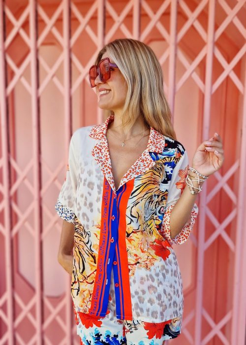 Blusa estampado tigre