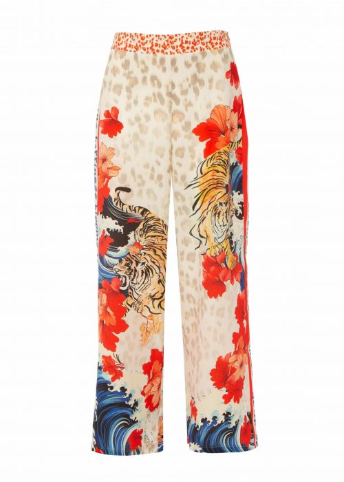Pantalon estampado tigre