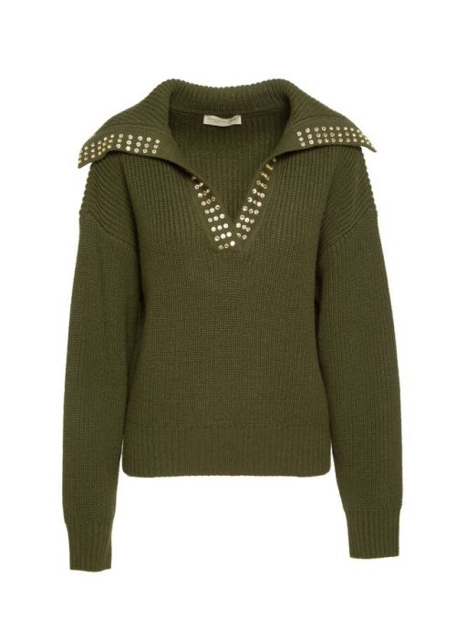 Jersey Verde con strass