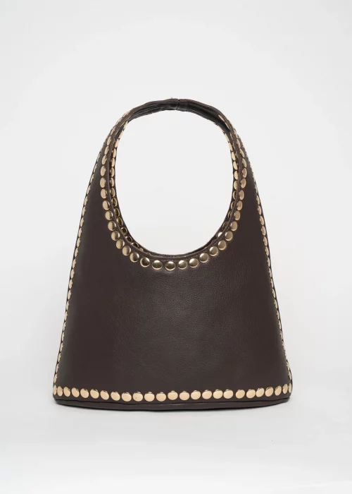 Bolso de piel marrón Candem