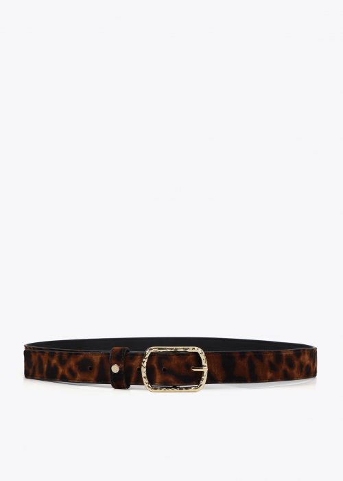 Cinturón estrecho animal print Lola Casademunt