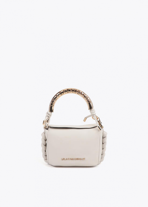 Mini bandolera asa metalizada personalizada Crudo Lola Casademunt