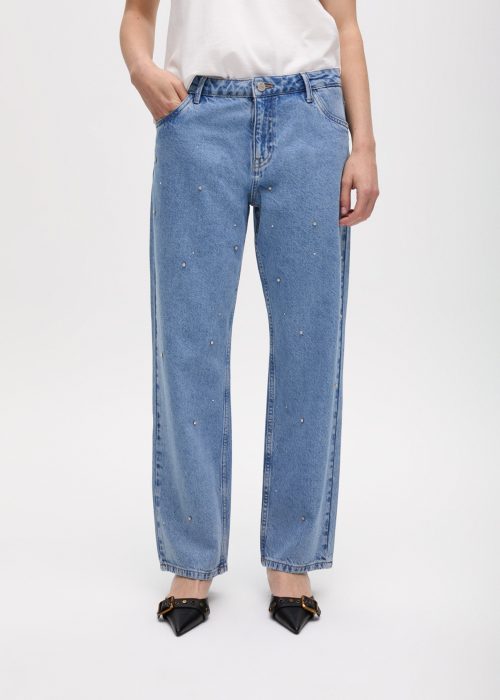 Pantalón denim brillantes Lola Casademunt