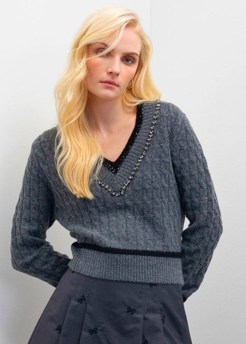 Jersey gris diamantes Juliard