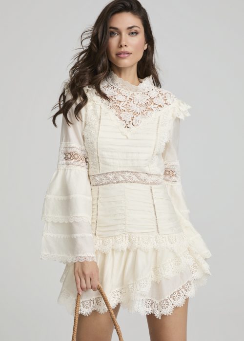 Vestido Flor de Encaje Fetiche Suances