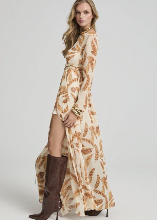 Vestido largo Plumas Fetiche Suances