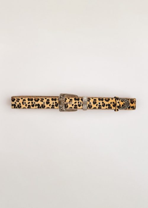 Cinturón animal print Leo