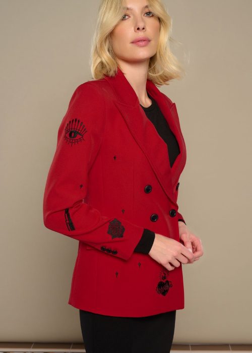 chaqueta roja rosso minueto