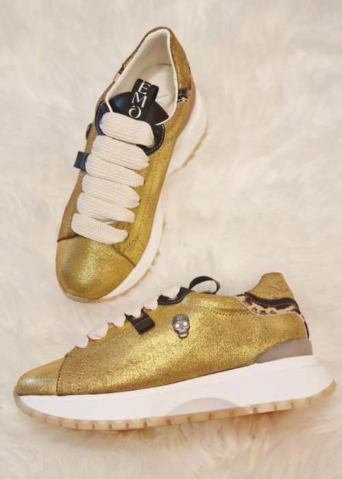 deportiva dorada nemonic